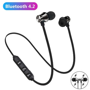 Eaiser  XT11 Magnetic Adsorption Wireless Headphones Bluetooth 4.2 In-Ear Earphones Sports Headphone Stereo Earpiece For Phone