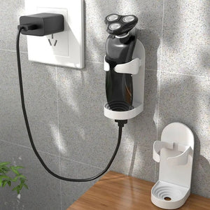 Eaiser -Electric Shaver Razor Wall-Mounted Holder Traceless Toothbrush Stand Rack Space Saving Storage Holder Bathroom Accessories