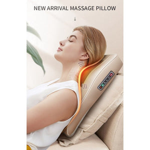 Eaiser Electric Massager Pillow Multifunctional Neck Back Shoulder Body Massage Device For Relaxation Relieve Fatigue,EU Plug