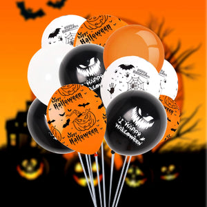 Eaiser Halloween Balloons Latex Balloon Pumpkin Skeleton Halloween Party Decor For Home Festival Ballon Toys Party Decor Trick Or Treat