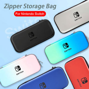 BACK TO COLLEGE   Zipper Storage Bag For Nintendo Switch Travel Carrying Protective Case Have Logo NS Oled Game Console Shell Cover Accessories