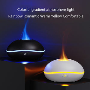 Eaiser   New 200ML Flame Aroma Diffuser Simulation Flame Air Humidifier Essential Oil For Home USB Electric Ultrasonic Cool Mist Maker