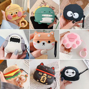 BACK TO COLLEGE   Soft Silicone Earphone Case For Lenovo LP5 TWS Wireless Headphone 3D Cute Cartoon Anime Earbuds Protective Cover Box Accessories