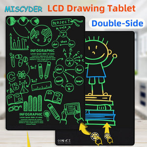 Eaiser 10.5+11.5Inch LCD Writing Tablet Double-Sided Ultra Thin Full Screen Magnetic Doodle Drawing Graffiti Board Gift For Kids Adults