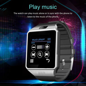New Digital Touch Screen Smart Watch DZ09 Q18 with Camera Bluetooth Watch SIM Card for iOS Android Phone Bracelet Fashion