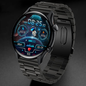 New AMOLED Smart Watch 390*390 Screen Always Display The Time Bluetooth Call NFC IP68 Waterproof Smartwatch For Xiaomi