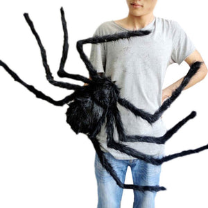 Eaiser 30Cm,50Cm,75Cm Horror Giant Black Plush Spider Halloween Party Decoration Props Kids Children Toys Haunted House Decor