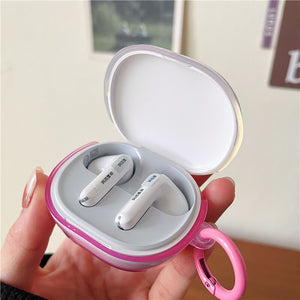 BACK TO COLLEGE      Gradient Color Earphone Case For Redmi Buds 4 Lite TWS Wireless Headphone Box Fashion Transparent Soft Earbuds Protective Cover