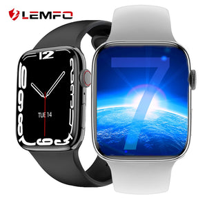 Lemfo Dt7 No1 Smartwatch Men  Bluetooth Call 1.9 Inch Screen Wireless Chargering Gps Track Smart Watch Women Pk W37 W27 Pro