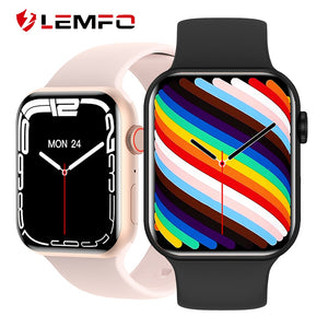 Lemfo S7 Pro Smartwatch Smart Watch Men Series 7 Bluetooth Call NFC Wireless Charger Women Smartwatch PK Iwo 13 W27 W37 Pro HW22