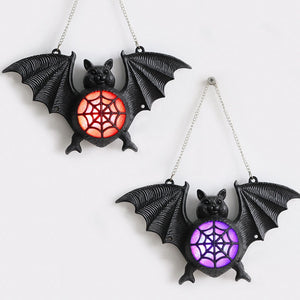 Eaiser Halloween Decorations Luminous Bat Light Halloween Charms Outdoor Props Scary Party Kids Favors Ornaments Scary Decos Props