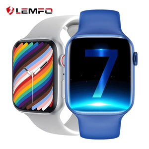 Lemfo Iwo 14 Pro S7 Smart Watch Men  Bluetooth Call Custom Dial NFC Women Smartwatch Pk HW67 W37 W27 Pro Smartwatch Series 7