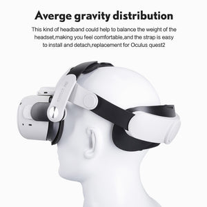BOBOVR M2 Adjustable For Oculus Quest2 Virtual Reality Halo Strap Large Capacity C2 Storge Box Improve Plate Breathable Leather
