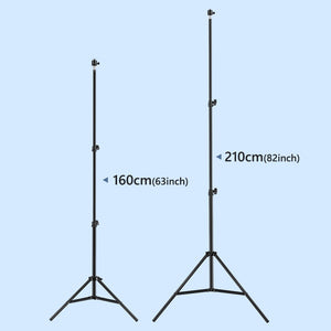 160CM&210CM Photography Selfie Tripod Holder For Ring Light Camera Aluminum Stand For iphone Gopro Xiaomi Huawei Cell Phone Live