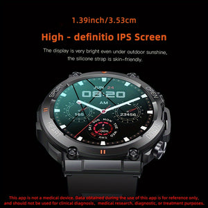 Eaiser - SENBONO Round Smart Watch With 1.39inch Screen Wireless Dial Answer Call Watch, Fitness Tracker 400mAh Outdoor Sports Smartwatch Men Women For IOS/Android