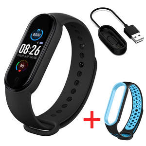 M5 Smart Watches Smart Band Sport Fitness Tracker Pedometer Heart Rate Blood Pressure Monitor Bluetooth Bracelet Men Women M5