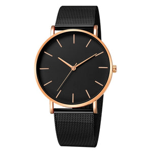 Women Watch Rose Gold Montre Femme  Women&#39;s Mesh Belt ultra-thin Fashion relojes para mujer Luxury Wrist Watches reloj mujer