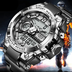 Eaiser  Digital Men Military Watch 50M Waterproof Wristwatch LED Quartz Clock Sport Watch Male Big Watches Men Relogios Masculino