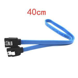 1pc Pro SATA 3.0 Cable SATA3 III 6GB/s Date Cable 50cm  For HDD Hard Drive UK Ea High Quality Double Straight Head 40CM